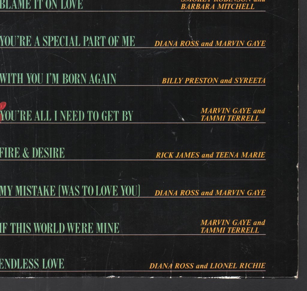 Various Artists - All The Great Motown Love Song Duets - Lp