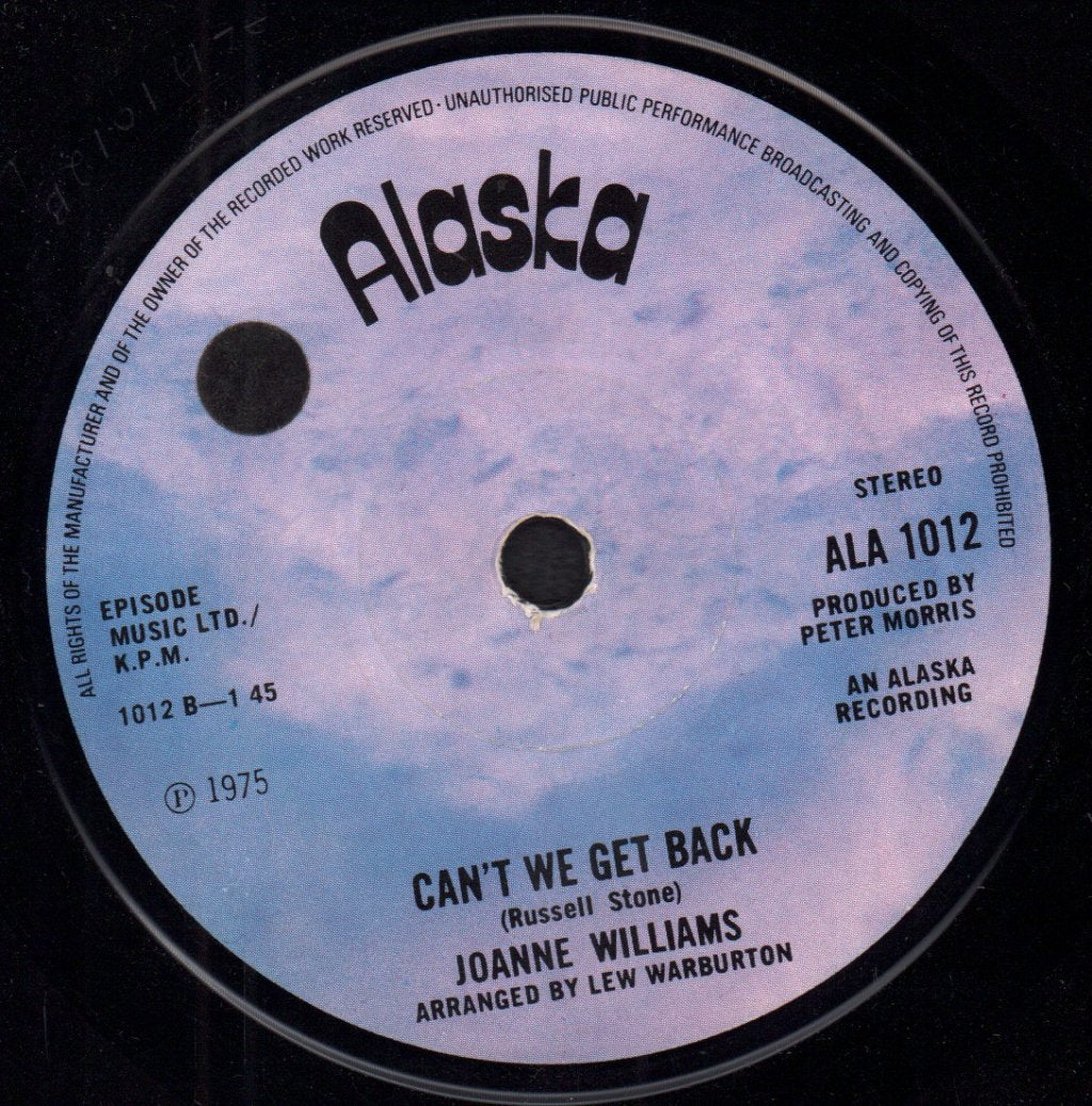 Joanne Williams - Jack Of All Trades - 7 Inch