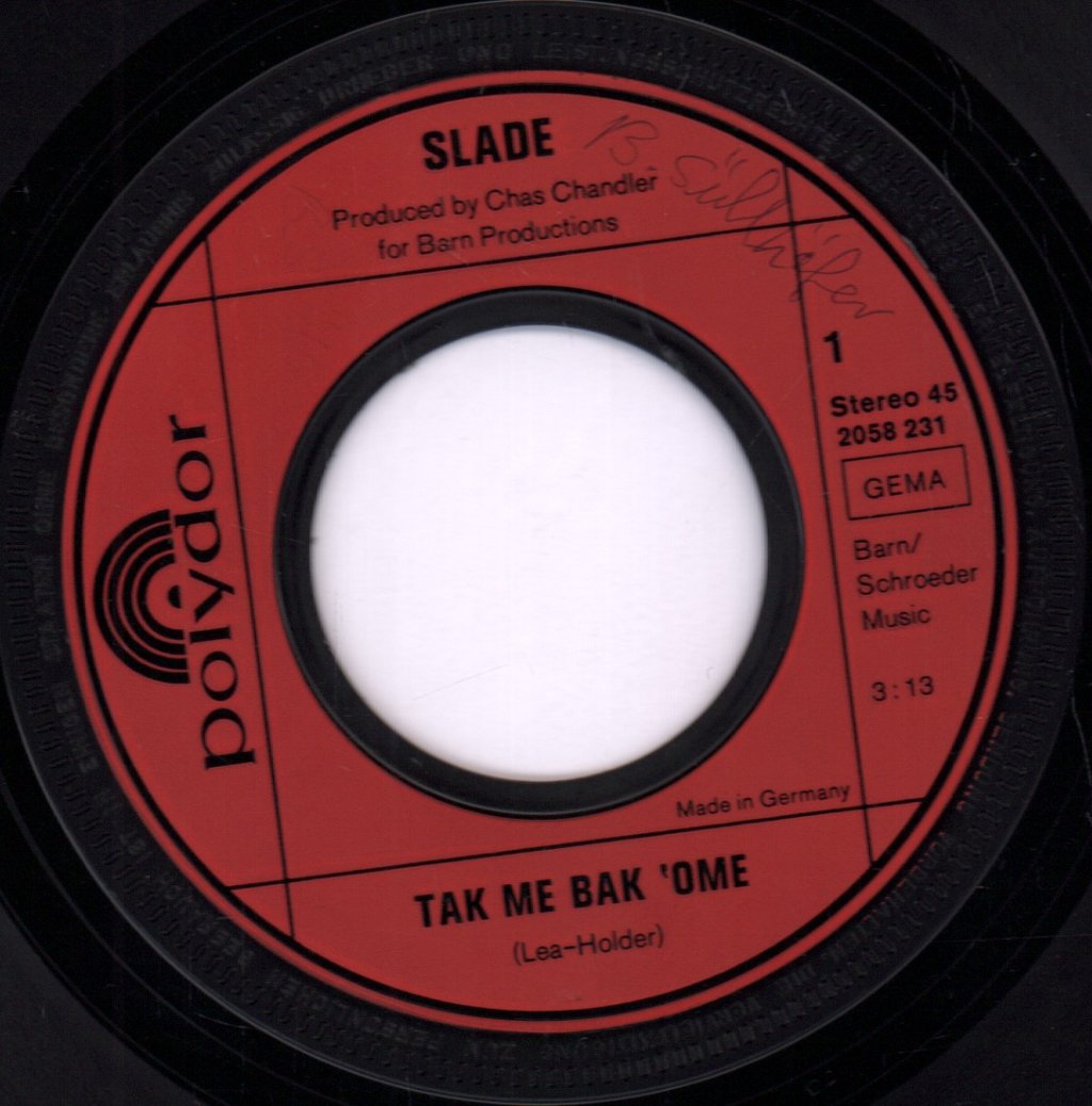 Slade - Take Me Bak 'Ome - 7 Inch