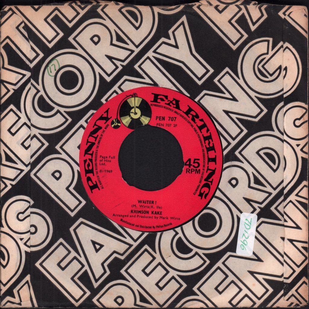 Krimson Kake - Feelin' Better - 7 Inch