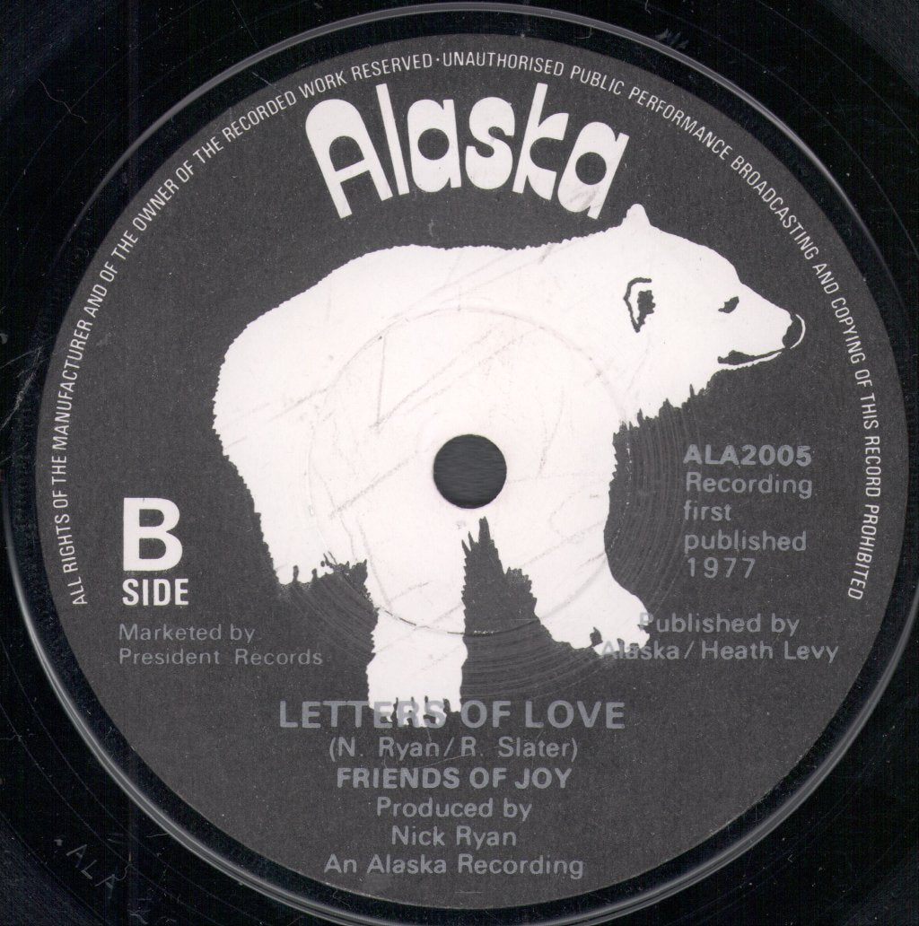 Joy Sarney / Friends Of Joy - Naughty Naughty Naughty / letters of love - 7 Inch