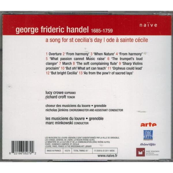 Les Musiciens Du Louvre-Grenoble, Marc Minkowski - Handel - A Song For Saint Cecilia’s Day - Cd