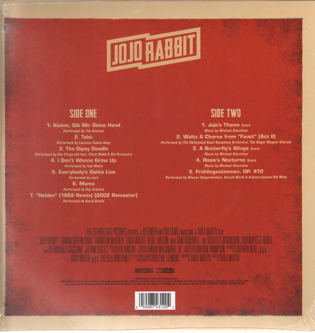 Various Artists - Jojo Rabbit - Original Motion Picture Soundtrack - Lp