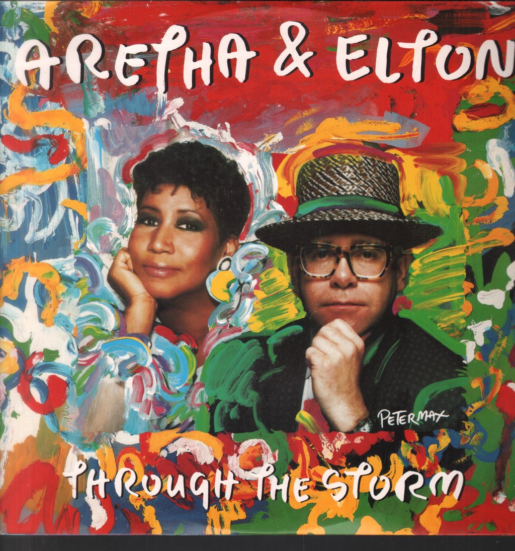 Aretha Franklin And Elton John - Through The Storm - 12 Inch