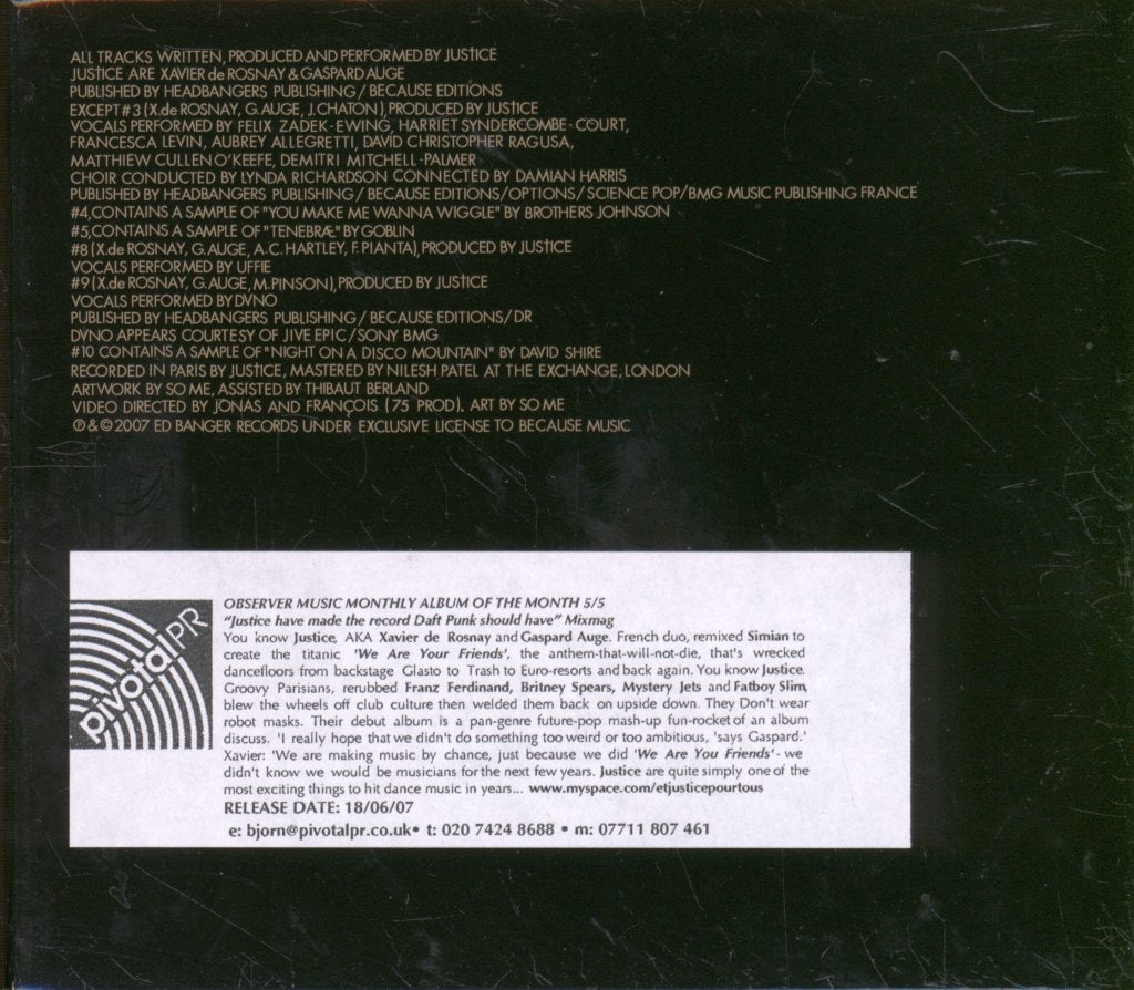 Justice - † (Cross) - Cd