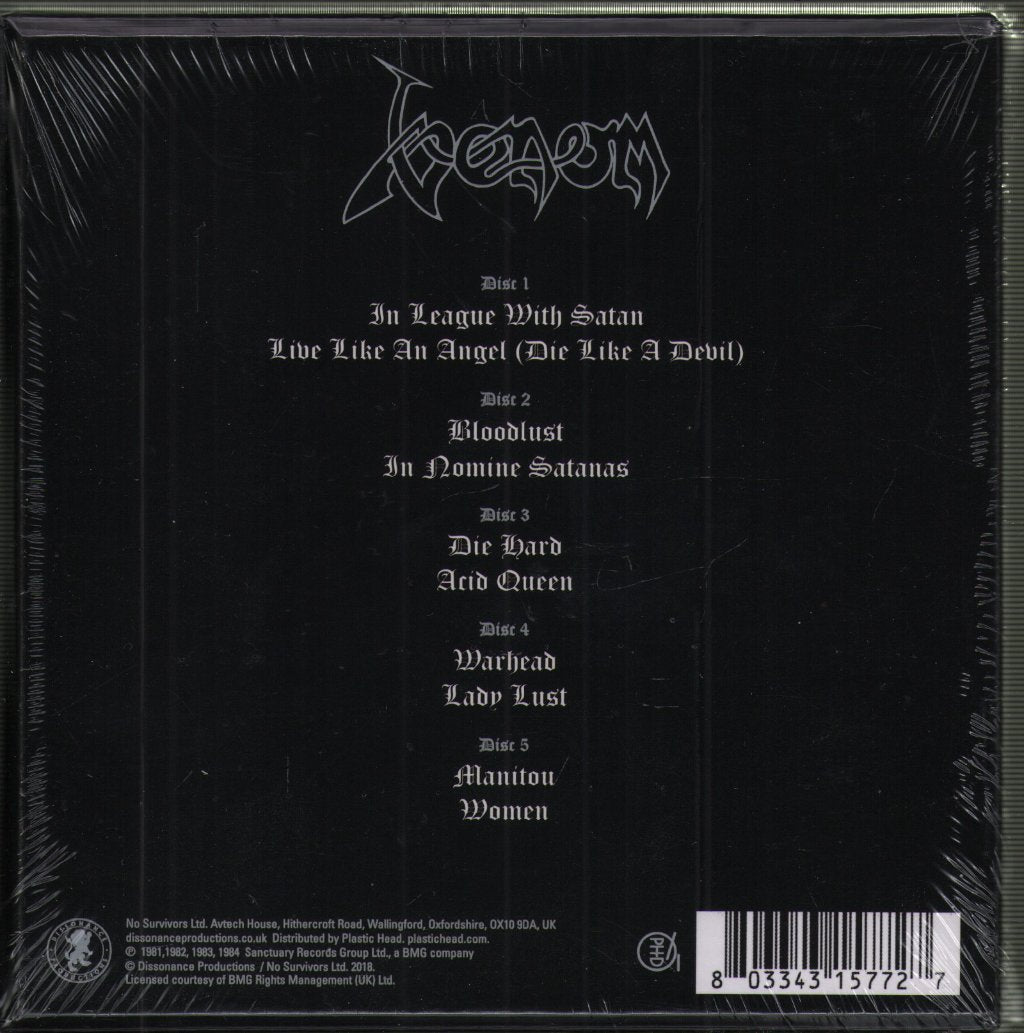 Venom - Singles - Cd Set