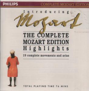 Mozart - Introducing Mozart - 19 Complete Movements And Arias - Cd