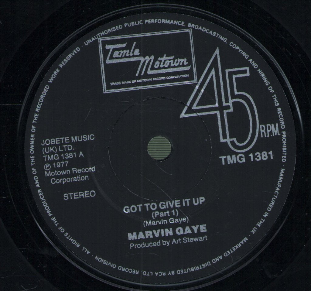 Marvin Gaye - Got To Give It Up - 7 Inch
