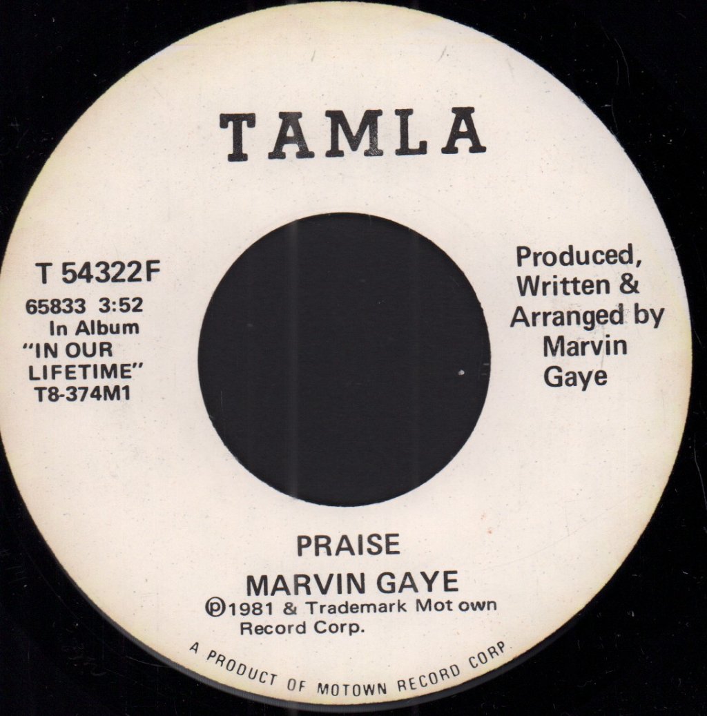 Marvin Gaye - Praise - 7 Inch