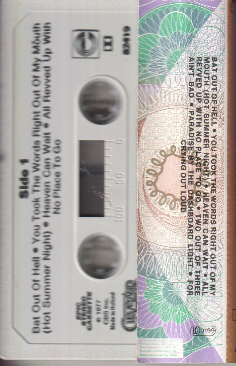 Meat Loaf - Bat Out Of Hell - Cassette