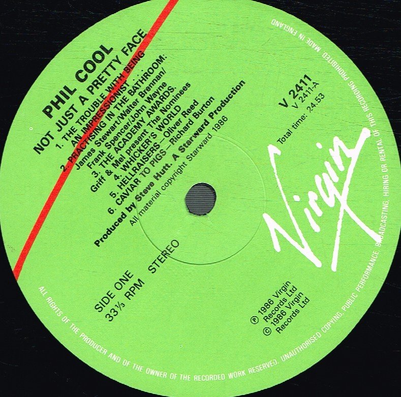 Phil Cool - Not Just A Pretty Face - Lp