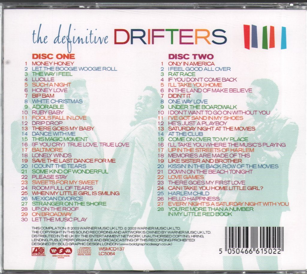 Drifters - Definitive Drifters - Double Cd
