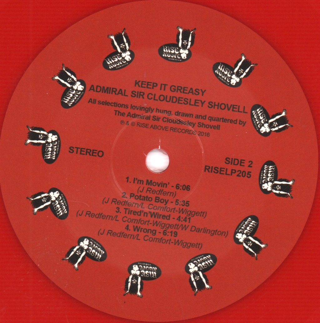 Admiral Sir Cloudesley Shovell - Keep It Greasy! - Lp