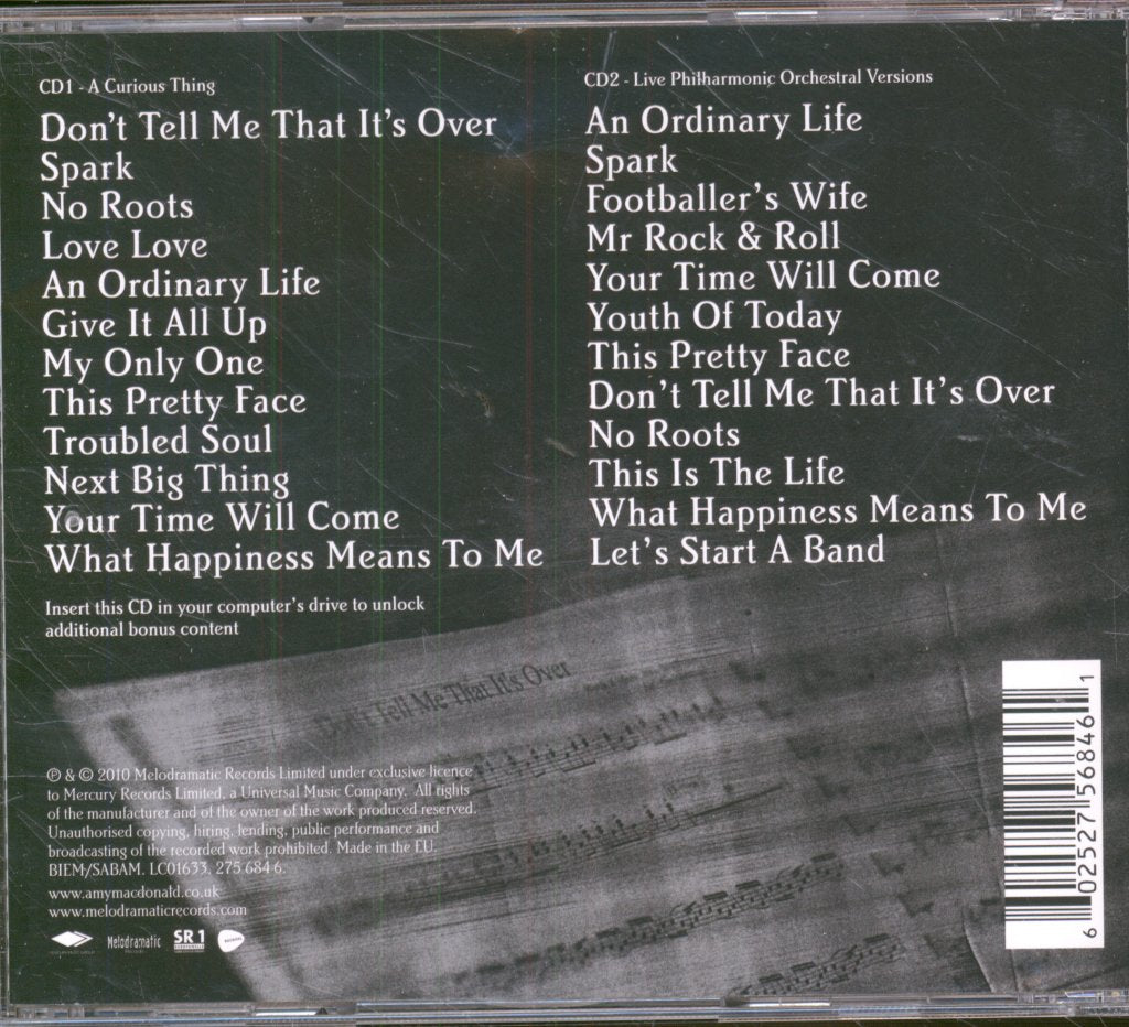 Amy MacDonald - A Curious Thing - Double Cd