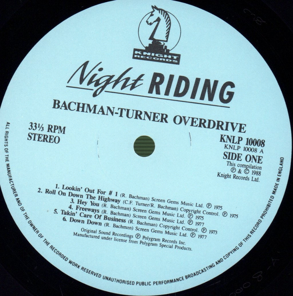 Bachman-Turner Overdrive - Night Riding - Lp
