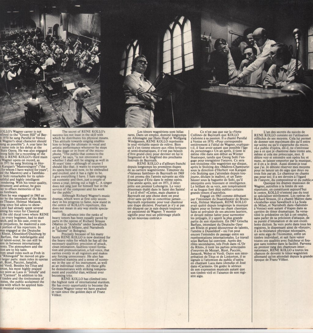 Rene Kollo - Singt Richard Wagner - Double Lp