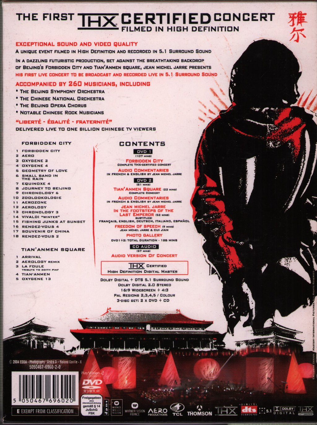 Jean-Michel Jarre - Jarre In China (Forbidden City - Tian'anmen) - Dvd Set