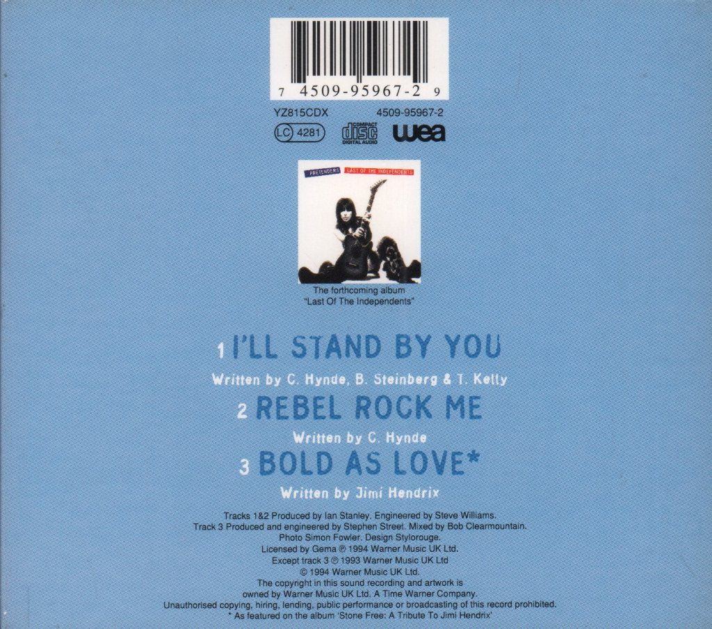 Pretenders - I'll Stand By You - Double Cd