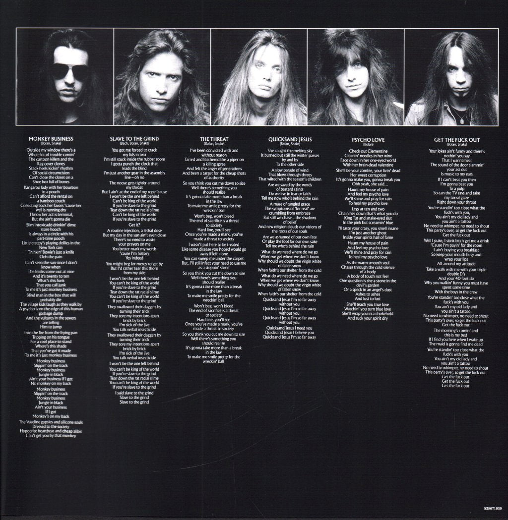 Skid Row - Slave To The Grind - Double Lp