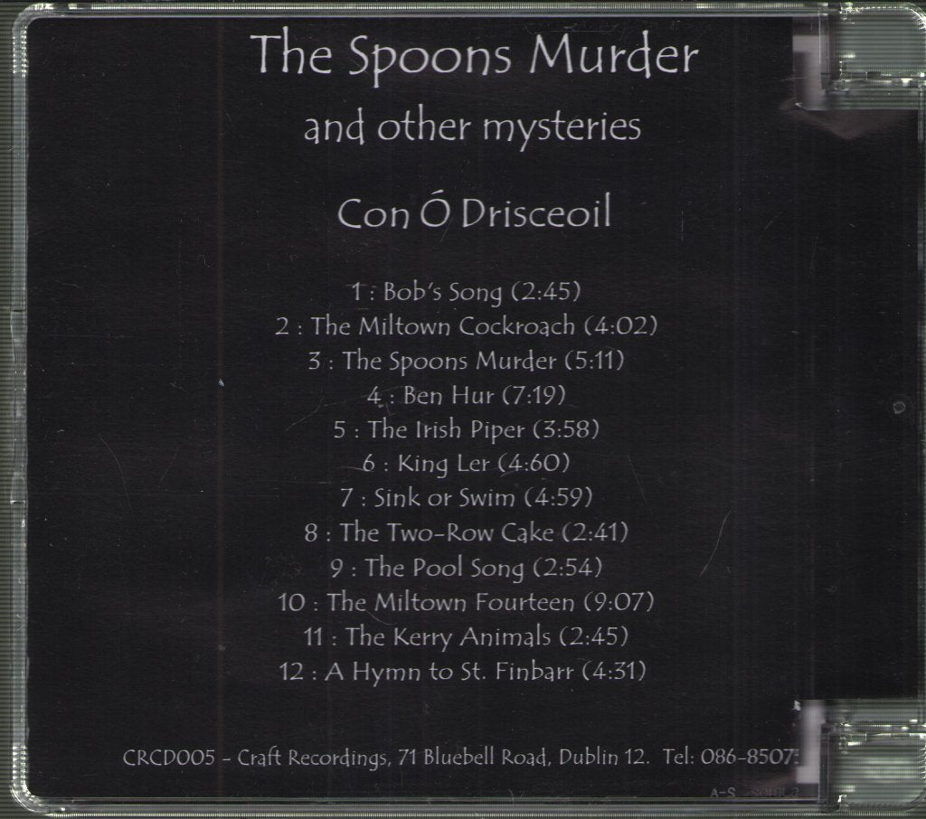 Con O Drisceoil - Spoons Murder And Other Mysteries - Cd