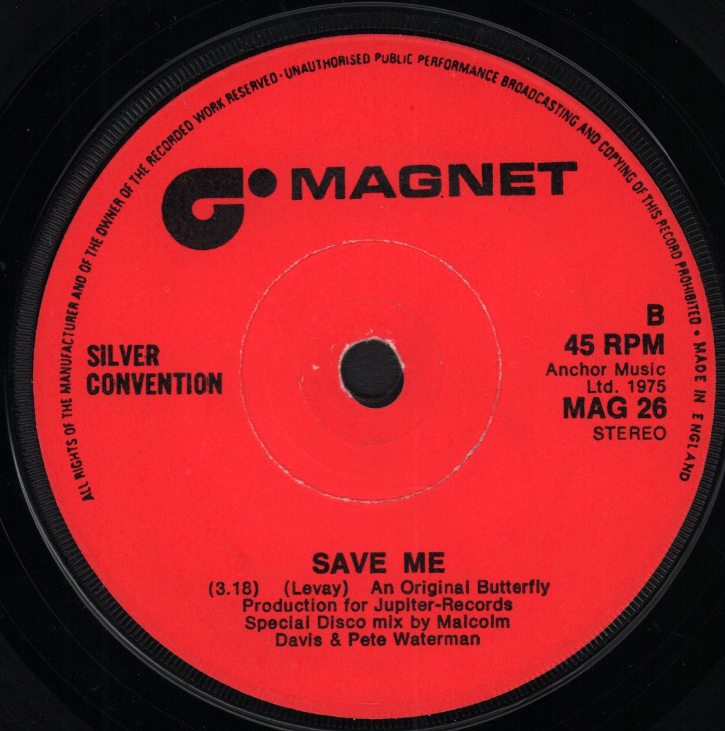 Silver Convention - Save Me - 7 Inch