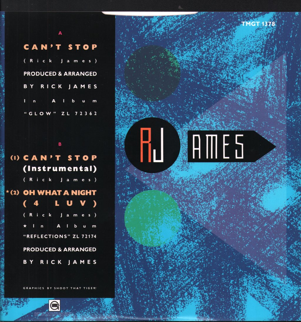 Rick James - Can't Stop - 12 Inch