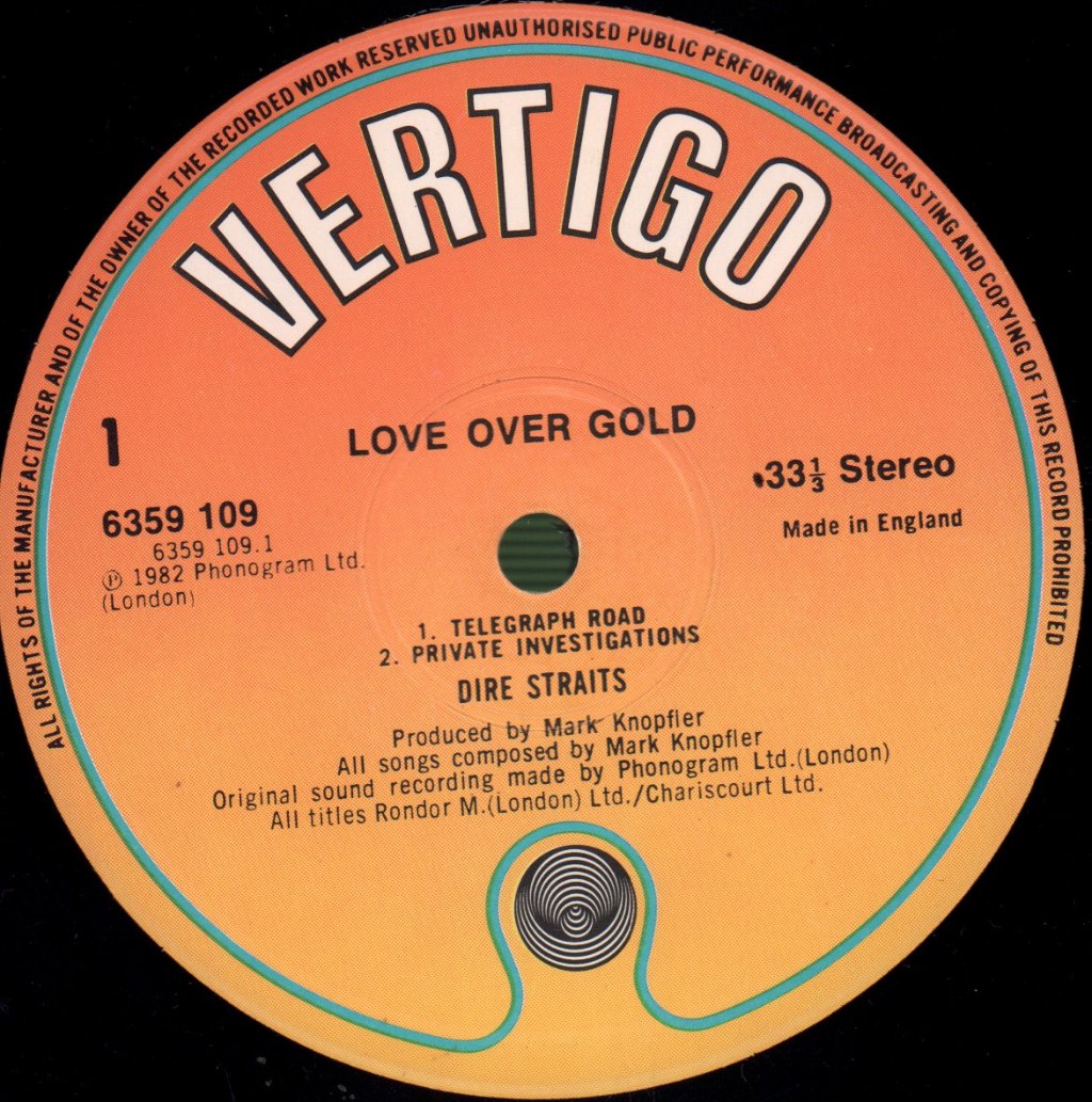 Dire Straits - Love Over Gold - Lp