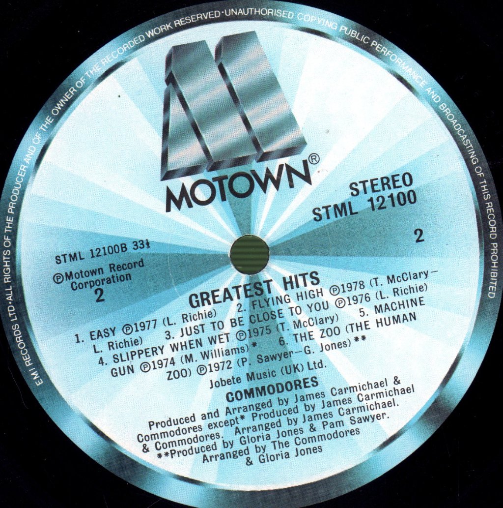 Commodores - Greatest Hits - Lp