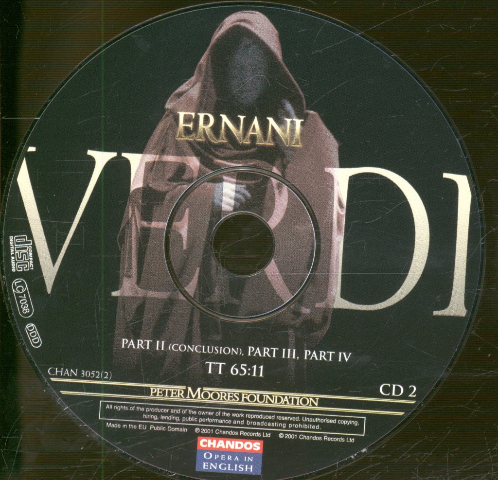 English National Opera Chorus, David Parry - Verdi -  Ernani - Double Cd