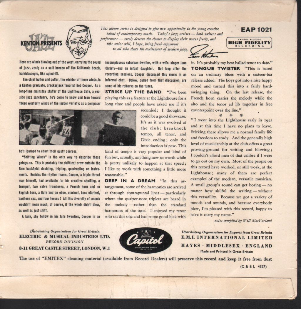 Bob Cooper - Shifting Winds Number Two - 7 Inch
