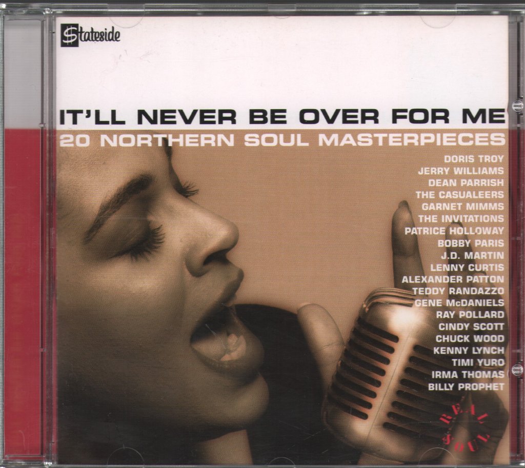 Various Artists - It'll Never Be Over For Me (20 Northern Soul Masterpieces) - Cd