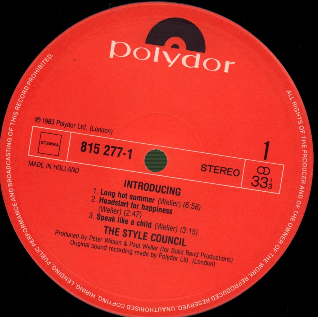 Style Council - Introducing - Lp