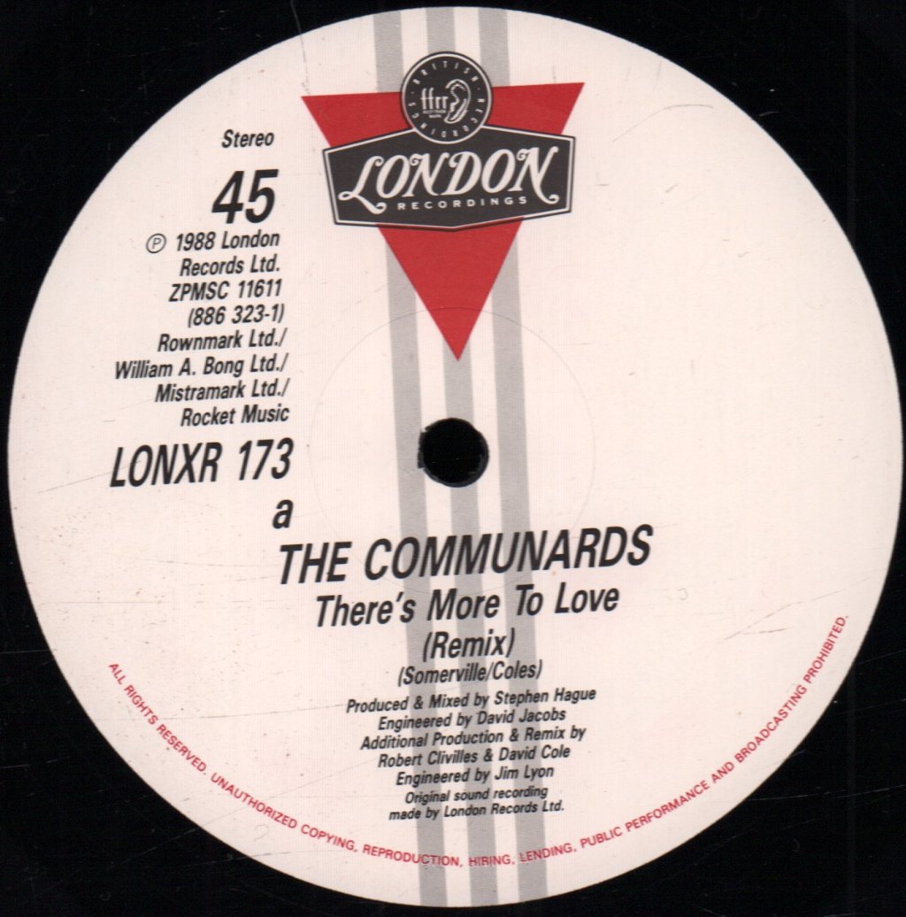 Communards - There's More To Love - 12 Inch