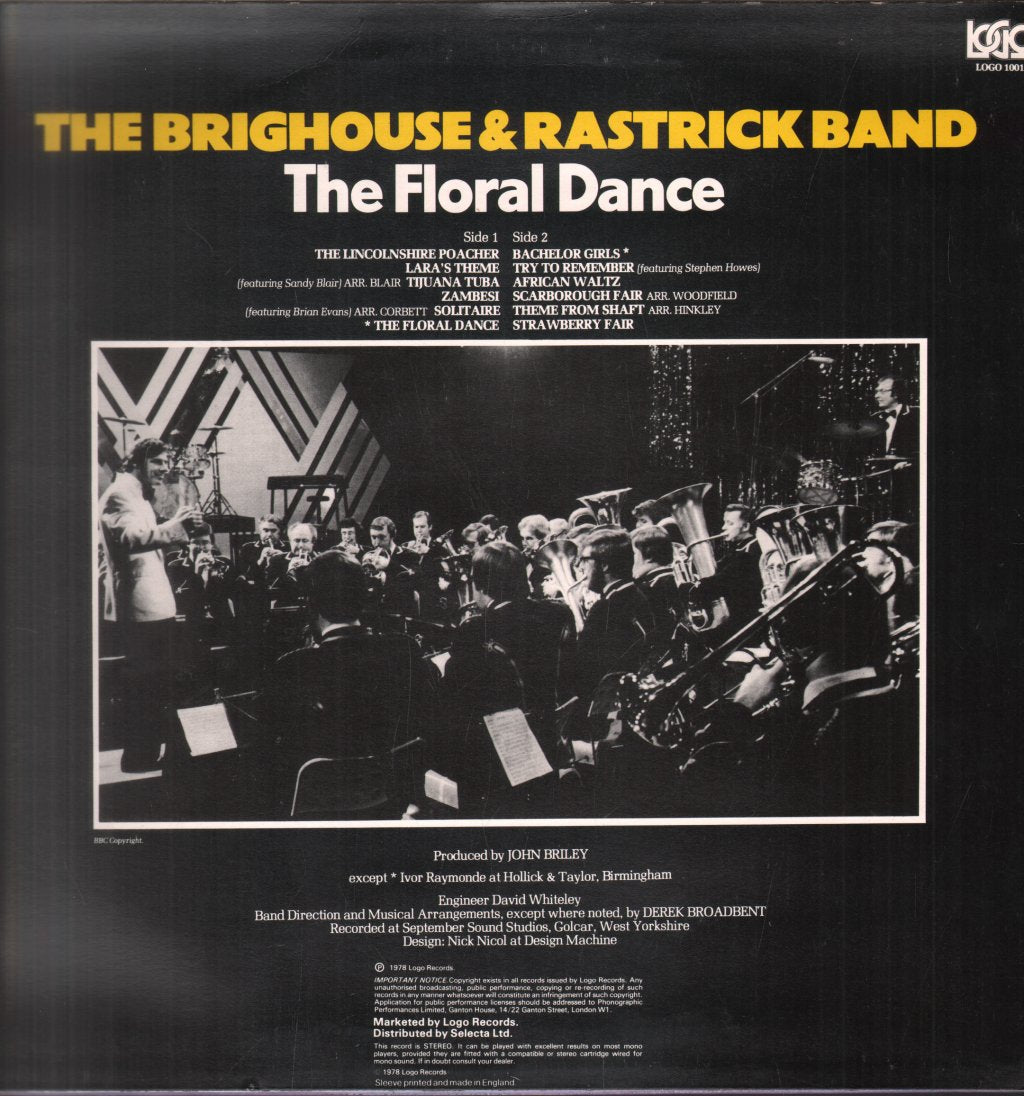 Brighouse And Rastrick Band - Floral Dance - Lp