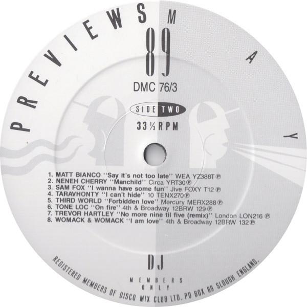 Various Artists - May 89 Previews - Lp