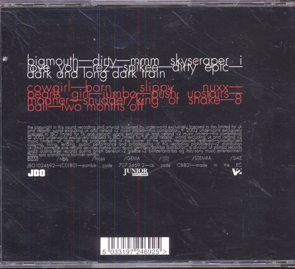 Underworld - 1992-2002 - Double Cd