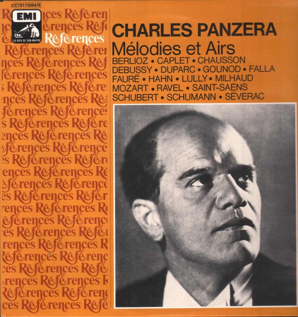Charles Panzera - Mélodies Et Airs - Double Lp
