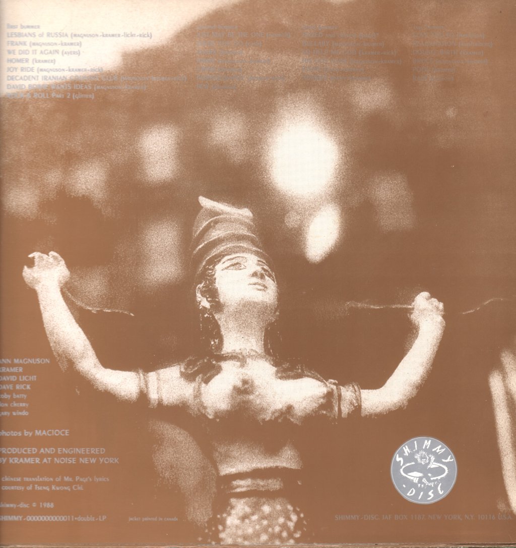 Bongwater - Double Bummer - Double Lp