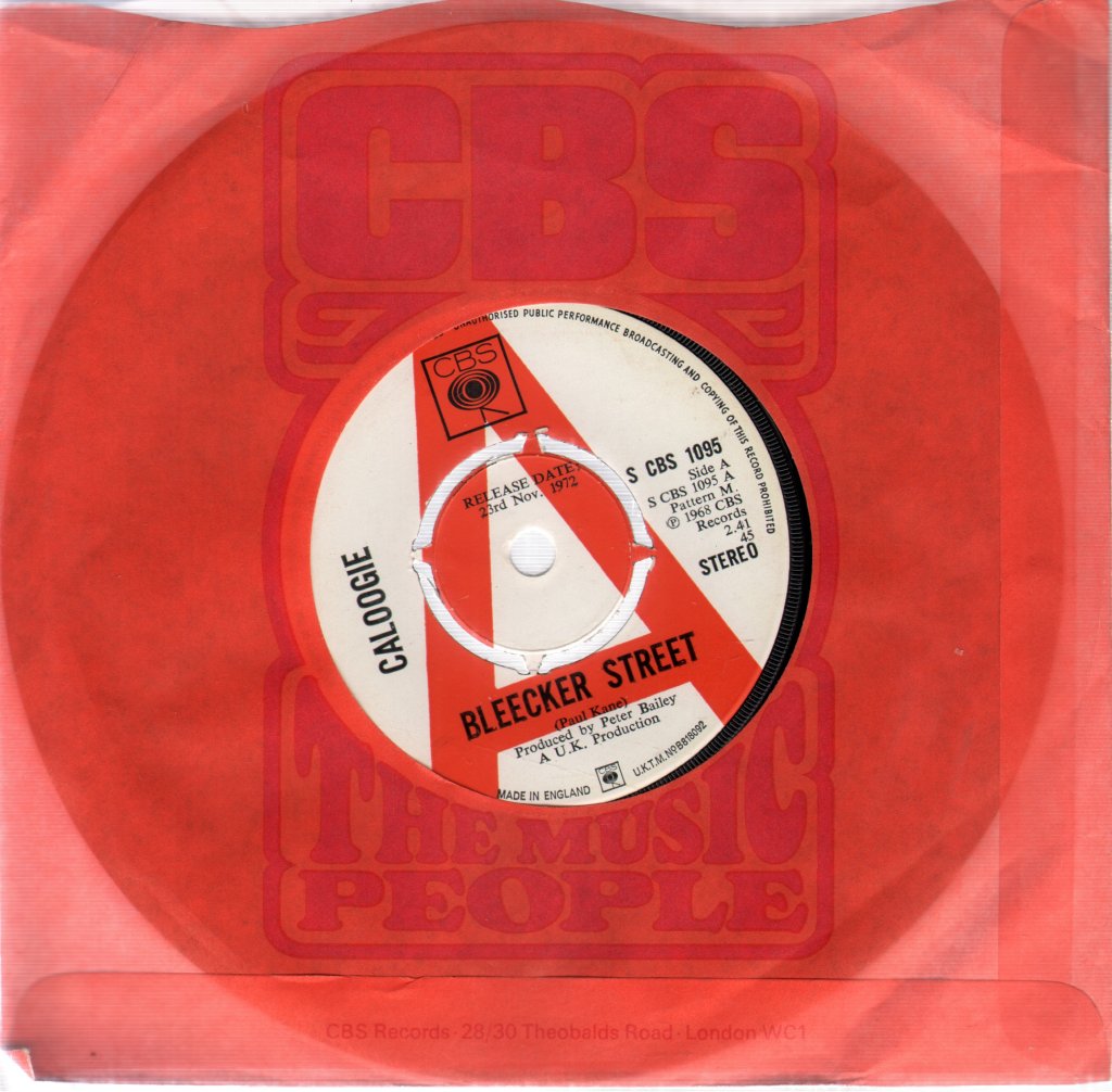 Caloogie - Bleecker Street - 7 Inch
