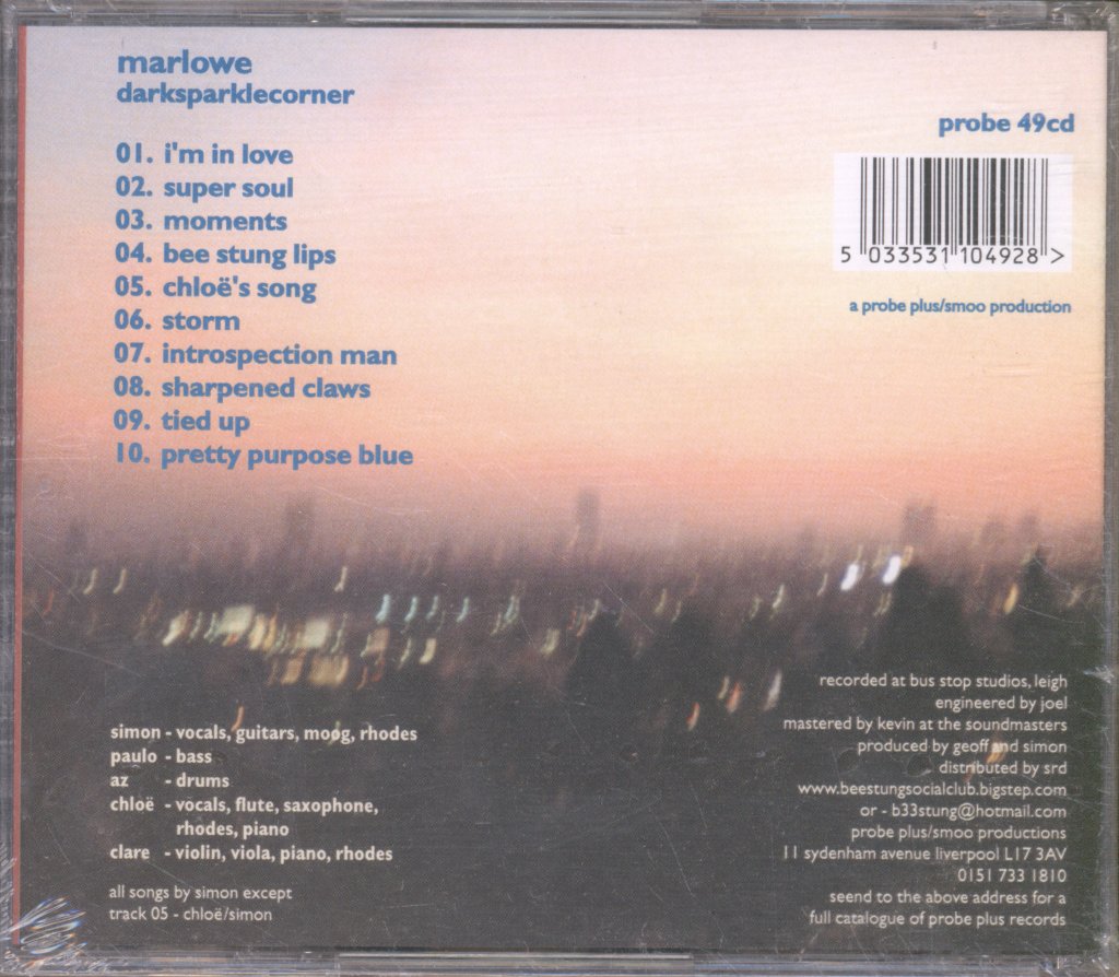 Marlowe - Darksparklecorner - Cd