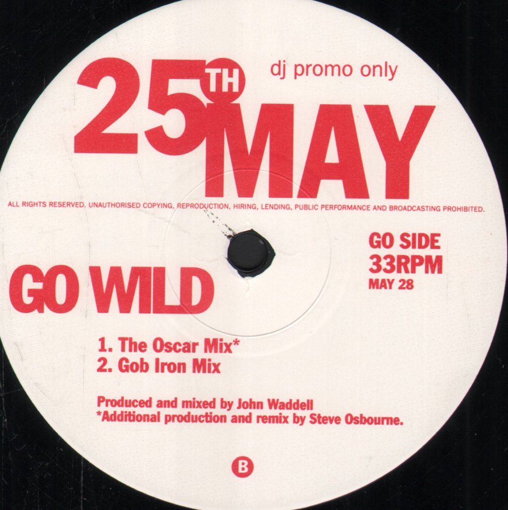 25Th Of May - Go Wild - 12 Inch