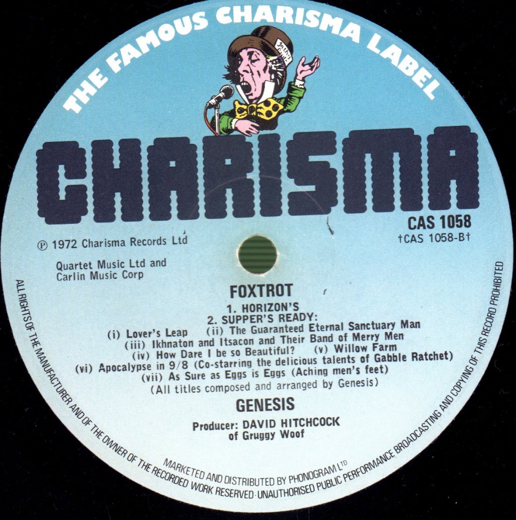 Genesis - Foxtrot - Lp