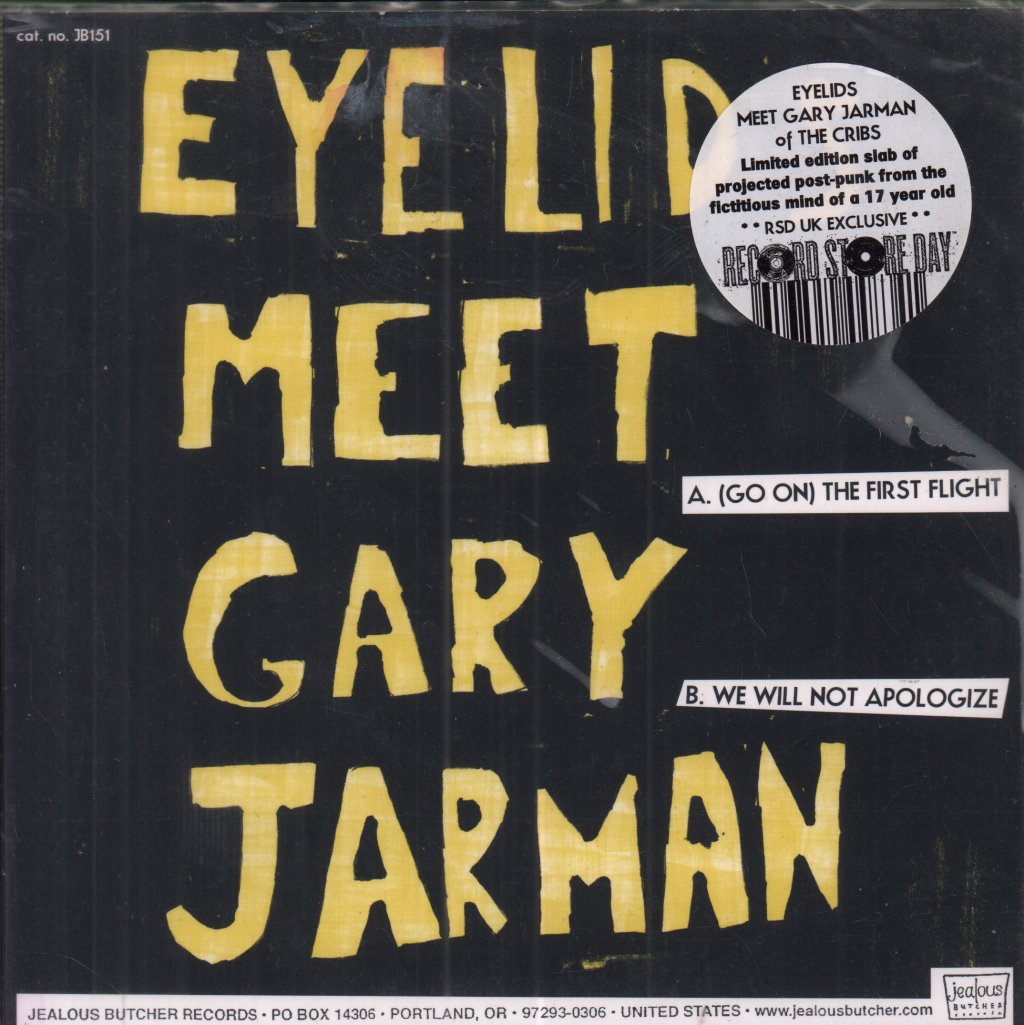 Eyelids Meet Gary Jarman (cribs) - (Go On) The First Flight - 7 Inch
