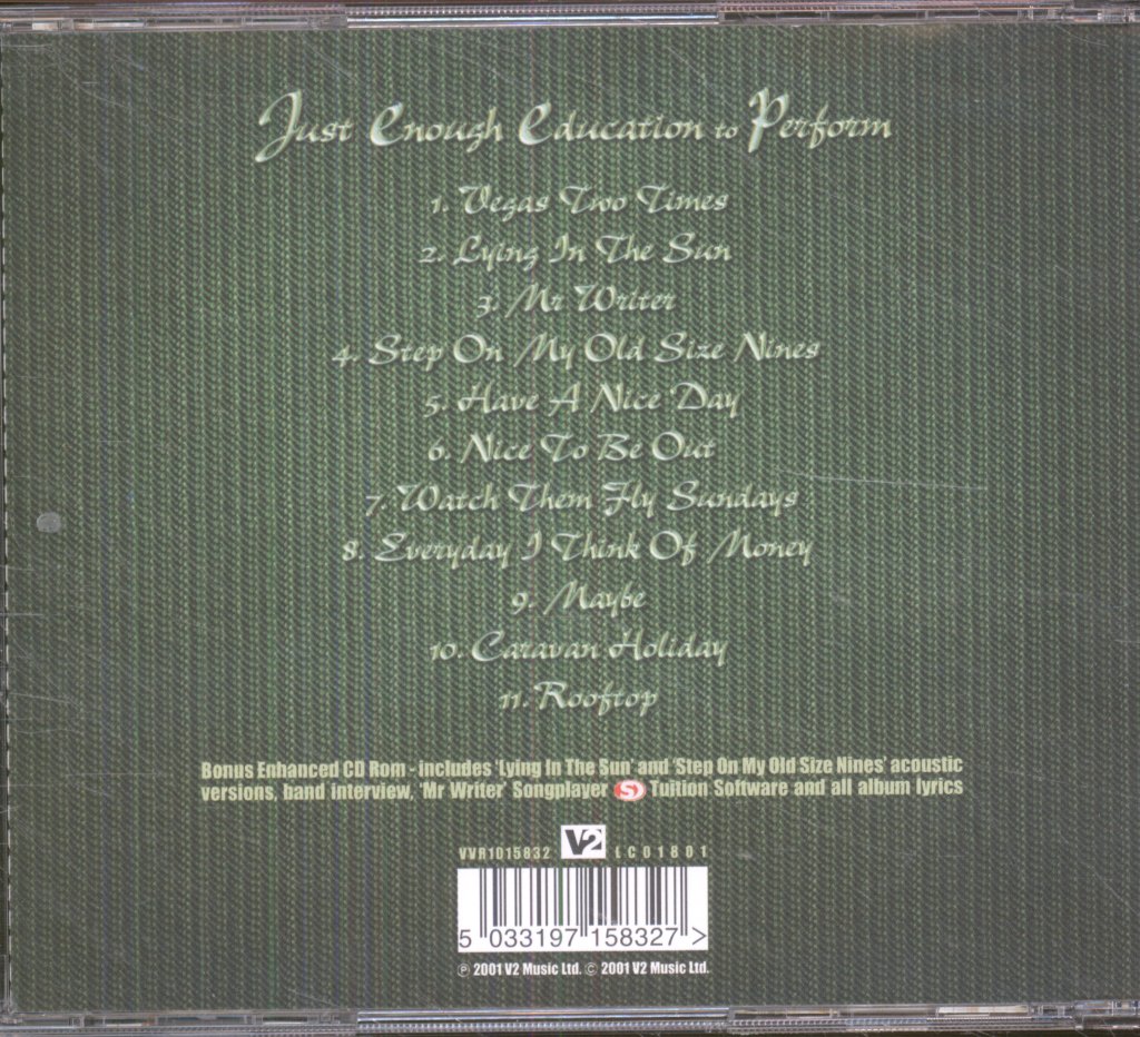 Stereophonics - Just Enough Education To Perform - Cd