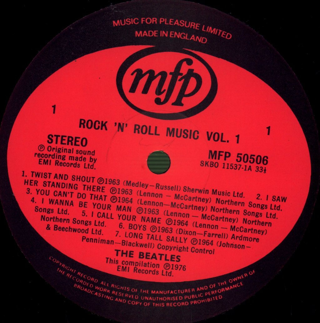 Beatles - Rock N Roll Music Vol 1 - Lp