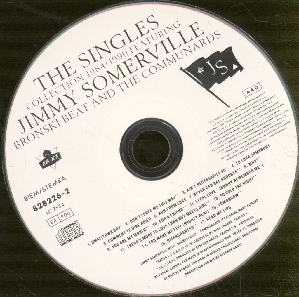 Jimmy Somerville - Singles Collection 1984/1990 - Cd