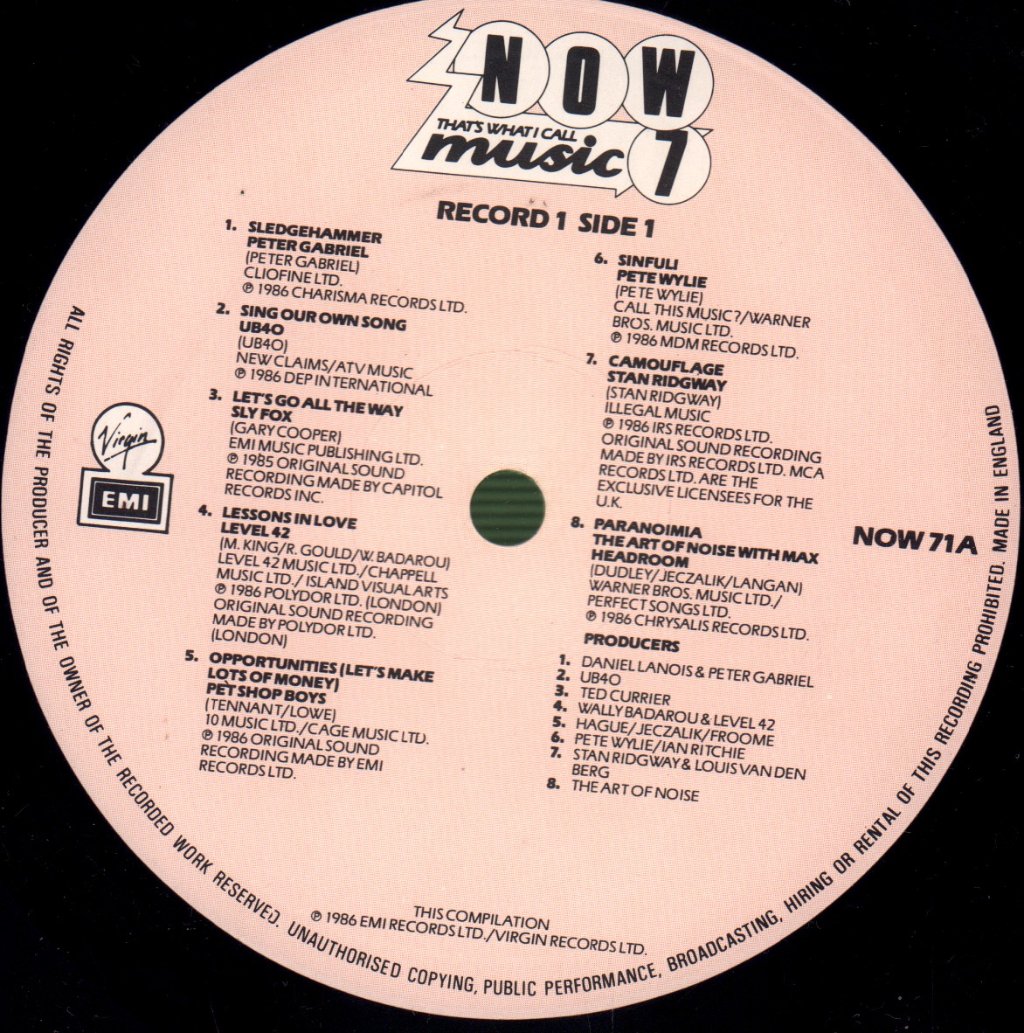 Various Artists - Now That's What I Call Music 7 - Double Lp