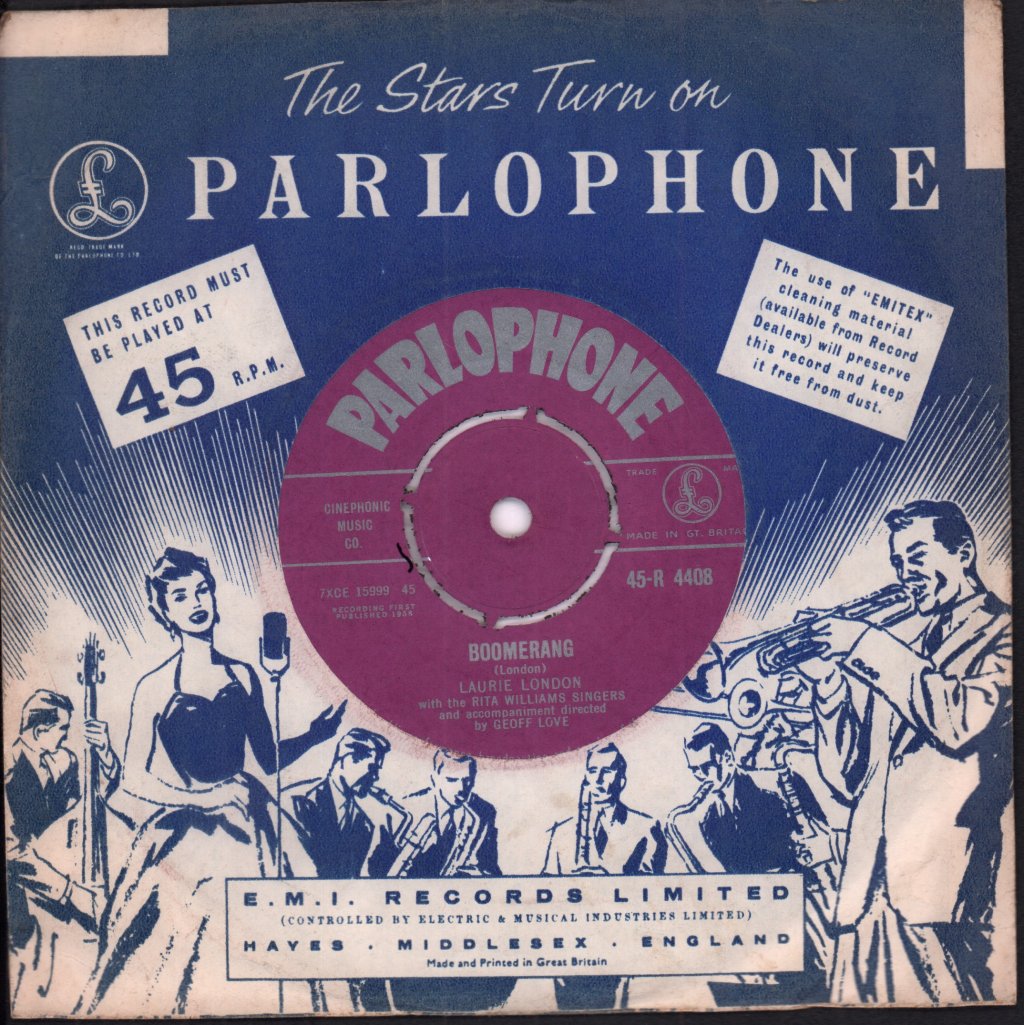 Laurie London - Boomerang - 7 Inch