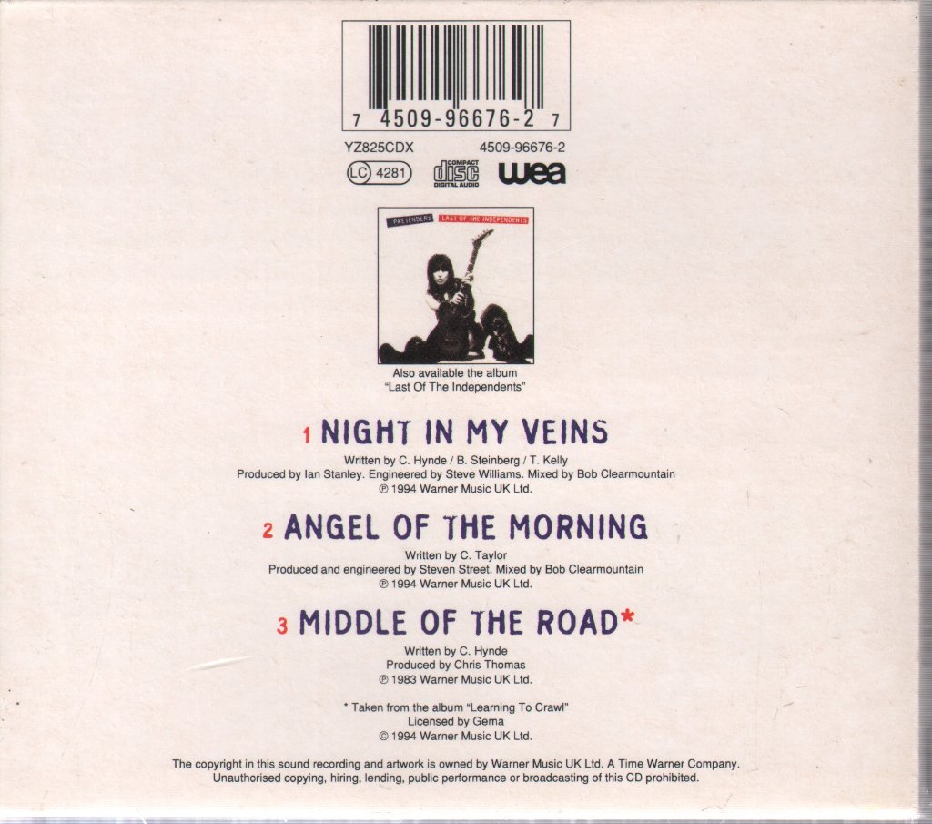 Pretenders - Night In My Veins - Cd