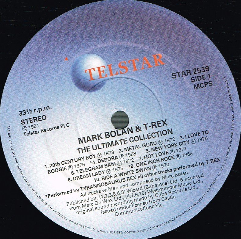 Marc Bolan And T Rex - Ultimate Collection - Lp
